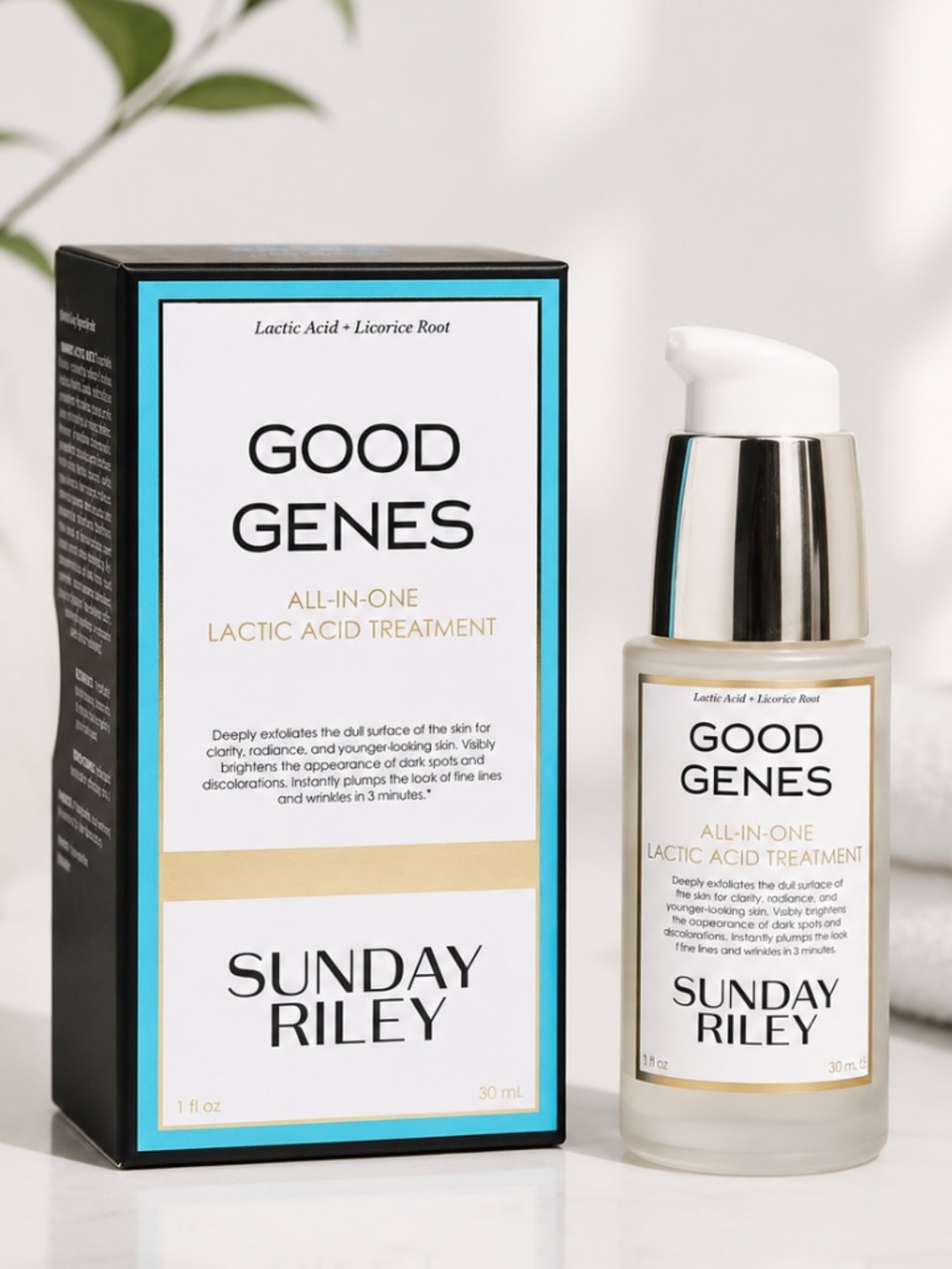 Sunday Riley Good Genes Lactic Acid Serum 1 oz New In Box NIB